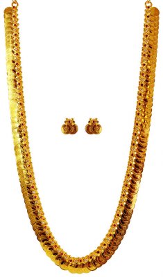 22kt Gold Long Kasulaperu (Set) ( 22 Kt Gold Sets )