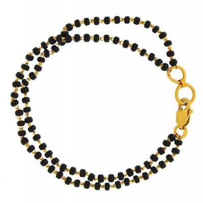 Baby Bracelet with Holy Beads pair ( Black Bead Bracelets )