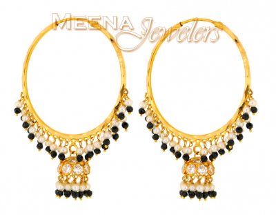 22Karat Gold Earrings Hoop Style ( Hoop Earrings )