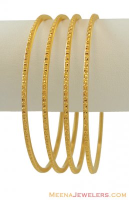 22K Gold Set of Bangles ( Set of Bangles )