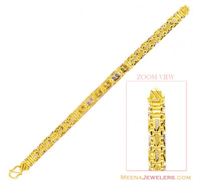 22K Gold Mens Bracelet  ( Men`s Bracelets )