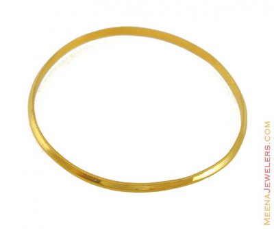 Yellow Gold Punjabi Kada(1 pc) ( Baby Bangles )