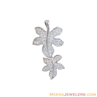 18K White Gold Fancy Pendant ( Fancy Pendants )