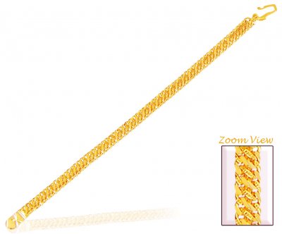 22K Gold Mountain Bracelet ( Men`s Bracelets )