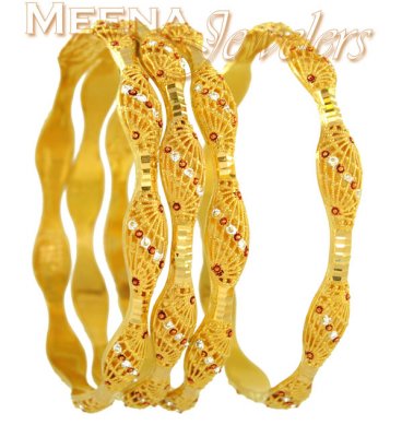 22Kt Gold Bangles ( Gold Bangles )