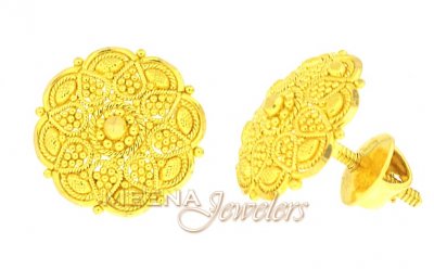 22K Gold Filigree Tops ( 22 Kt Gold Tops )