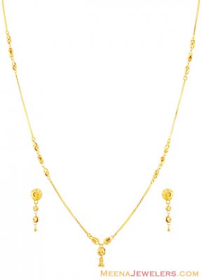 22K Balls Necklace Set ( Light Sets )
