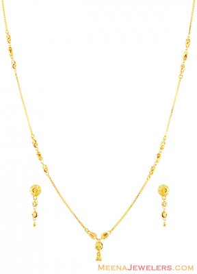 22K Balls Necklace Set ( Light Sets )