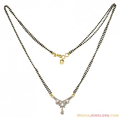 18K Gold Fancy Diamond Mangalsutra  ( Diamond MangalSutras )