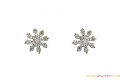 Genuine Diamond Earrings ( Diamond Earrings )