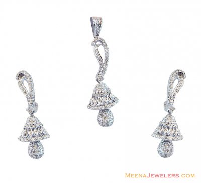 Fancy Diamond Pendant Set ( Diamond Pendant Sets )