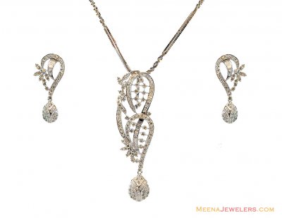 Fancy Diamond Pendant Set ( Diamond Pendant Sets )