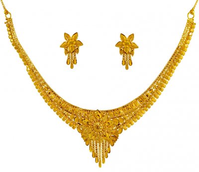 22k Fancy Gold Set ( 22 Kt Gold Sets )