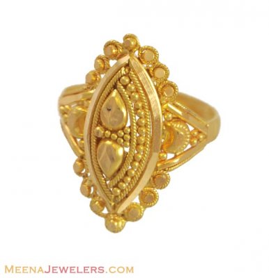 22k Gold Ring (Baby Girl) ( 22Kt Baby Rings )