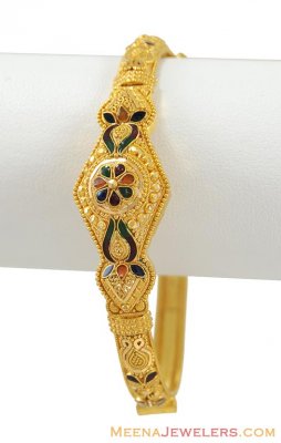 Gold Antique Kada (22 Karat) ( Antique Bangles )