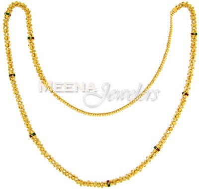 22 Kt Gold Fancy Long Chain ( 22Kt Gold Fancy Chains )