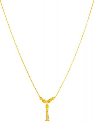 22 Karat Gold Dokia Chain (18 In) ( 22Kt Gold Fancy Chains )