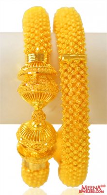 22K Yellow Gold Kadas 2Pc ( Kadas )