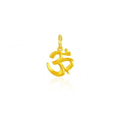 22 Karat Gold Om Pendant ( Om Pendants )