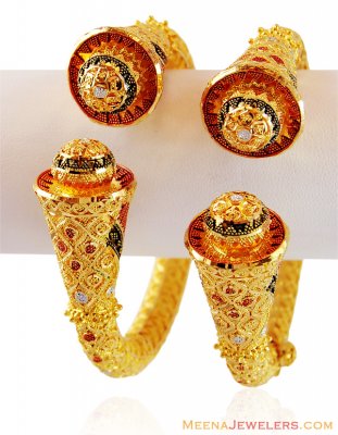 Exclusive 22K 3 Tone Heavy kada ( Kadas )