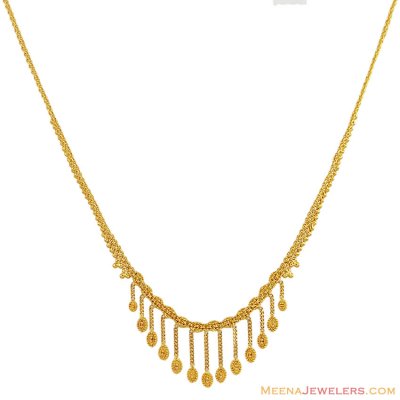 22Kt Gold Ladies Fancy Chain ( 22Kt Gold Fancy Chains )