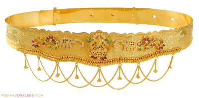 22K Gold Vaddanam (kids) ( Gold Waist Belt )