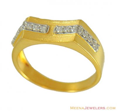 22Kt Mens Gold Ring ( Mens Signity Rings )