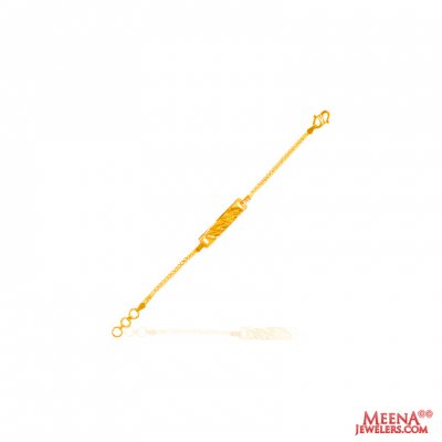 22Kt Gold Baby Bracelet (1 Pc) ( 22Kt Baby Bracelets )