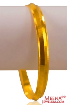 22 Karat Gold Mens Punjabi Kada ( Mens Gold Kada )