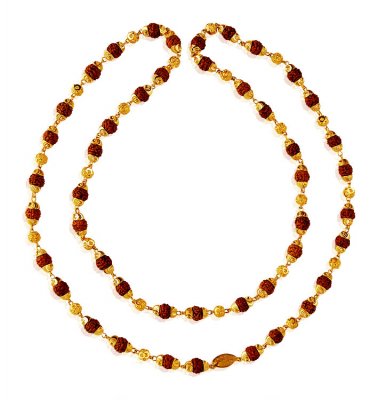 22kt Gold Rudraksh Mala ( Men`s Gold Chains )