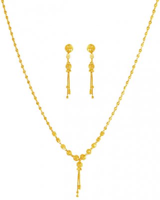 22 Karat Gold Necklace Set ( Light Sets )