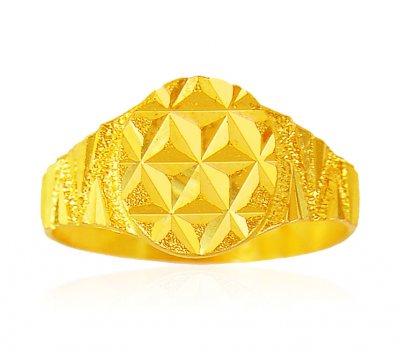 22Kt Gold Mens Ring ( Mens Gold Ring )