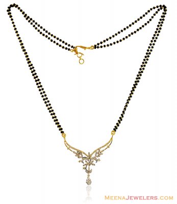 18k Diamond Designer Mangalsutra ( Diamond MangalSutras )