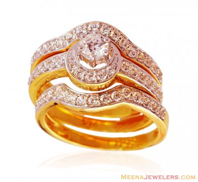 22k Designer Engagement Ring ( Ladies Signity Rings )