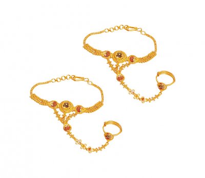 Designer Kids Panja Bracelet ( 22Kt Baby Bracelets )