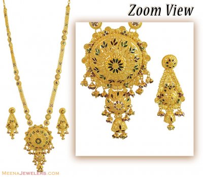 Indian Antique Patta Haar (22Kt) ( Bridal Necklace Sets )