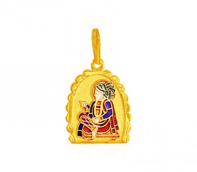 Swami Narayan Gold Pendant ( Ganesh, Laxmi and other God Pendants )