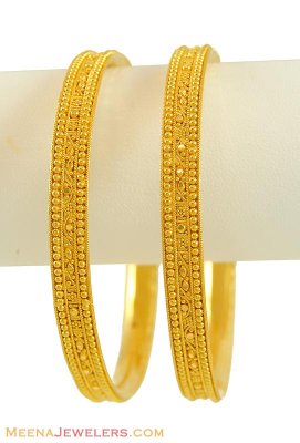 22Kt Yellow Gold Bangles ( Gold Bangles )