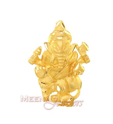 Gold Ganesh Pendant ( Ganesh, Laxmi and other God Pendants )