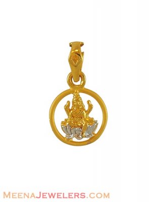 22K Laxmi Pendant ( Ganesh, Laxmi and other God Pendants )