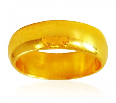 22Kt Gold Plain Band  ( Wedding Bands )