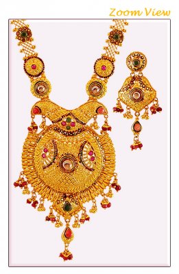 22K Gold Bridal Necklace Set ( Bridal Necklace Sets )