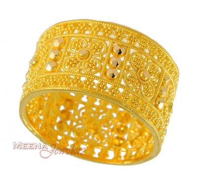 22Kt Gold Wide Band ( Ladies Gold Ring )
