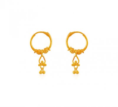 22k Gold Hoop Earrings ( Hoop Earrings )