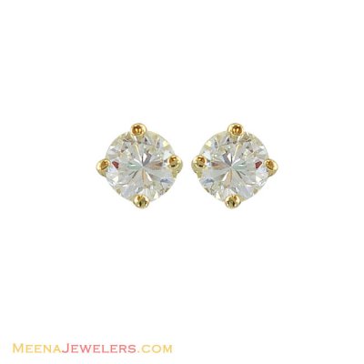 18k Gold Diamond Earrings  ( Diamond Earrings )