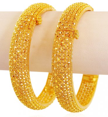 22K Gold Filigree Kada ( Kadas )