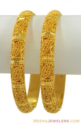 Indian Gold Bangles (22KT) ( Gold Bangles )