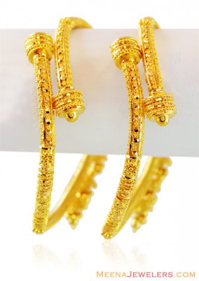 22K Traditional Filigree Kada ( Kadas )