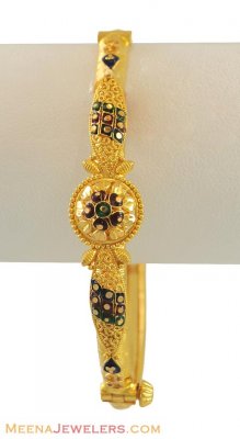 Indian Gold Kada (22 Karat) ( Antique Bangles )