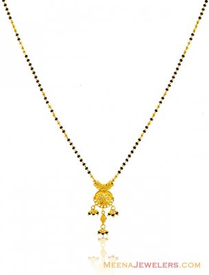 22k Fancy Filigree Mangalsutra ( MangalSutras )